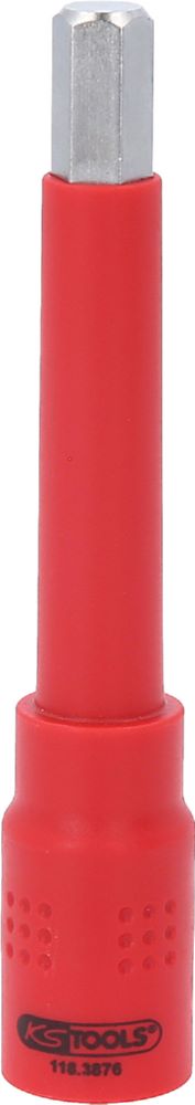 Produktbild KS Tools 3/8 Zoll Isolierte Bit Stecknuss Innensechskant 10 mm 122 mm lang bild 3