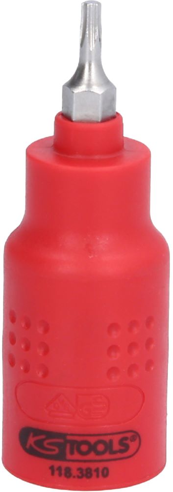 Produktbild KS Tools 3/8 Zoll Isolierte Bit Stecknuss Torx T10 60 mm bild 3
