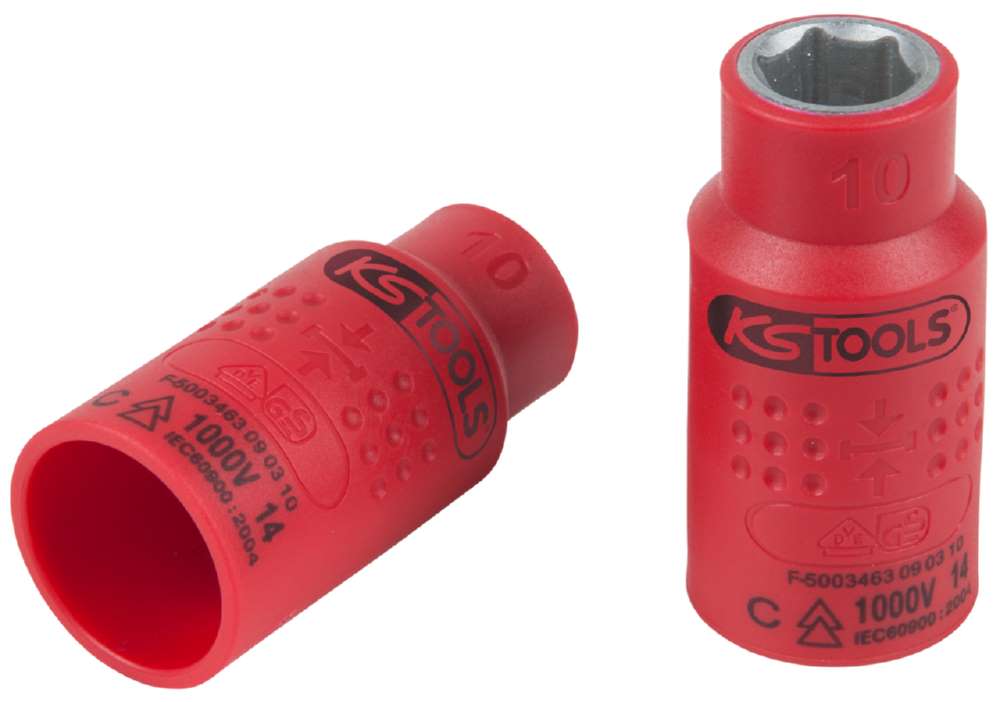 Produktbild KS Tools 3/8 Zoll Isolierte Stecknuss Schlüsselweite 6 mm