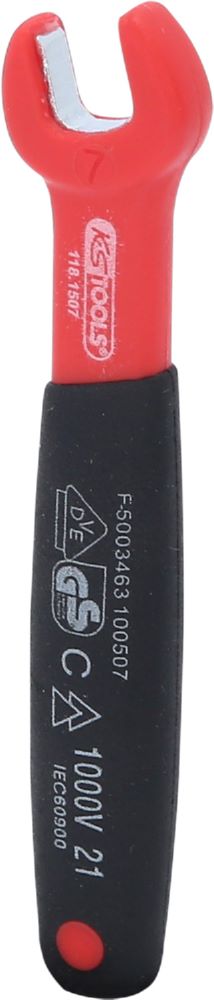 Produktbild KS Tools Isolierter Maulschlüssel 7 mm