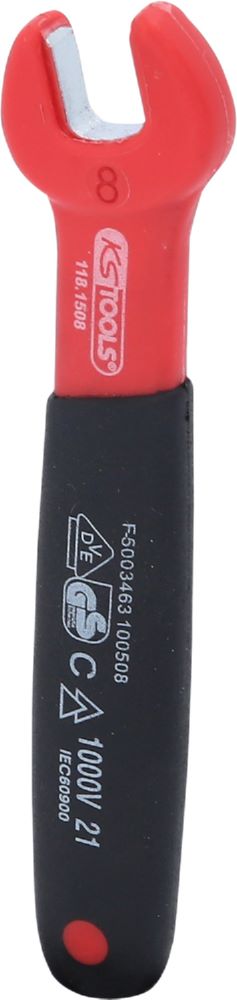 Produktbild KS Tools Isolierter Maulschlüssel 8 mm