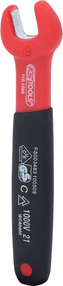 Produktbild KS Tools Isolierter Maulschlüssel 9 mm