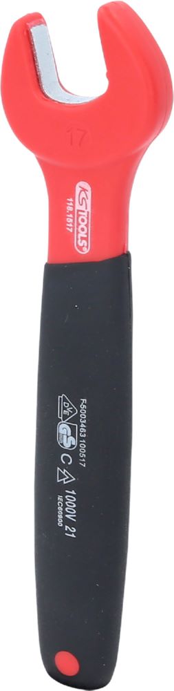 Produktbild KS Tools Isolierter Maulschlüssel 17 mm