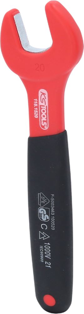 Produktbild KS Tools Isolierter Maulschlüssel 20 mm