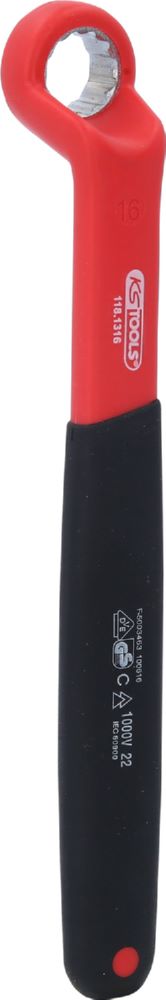 Produktbild KS Tools Isolierter Ringschlüssel gekröpft 16 mm