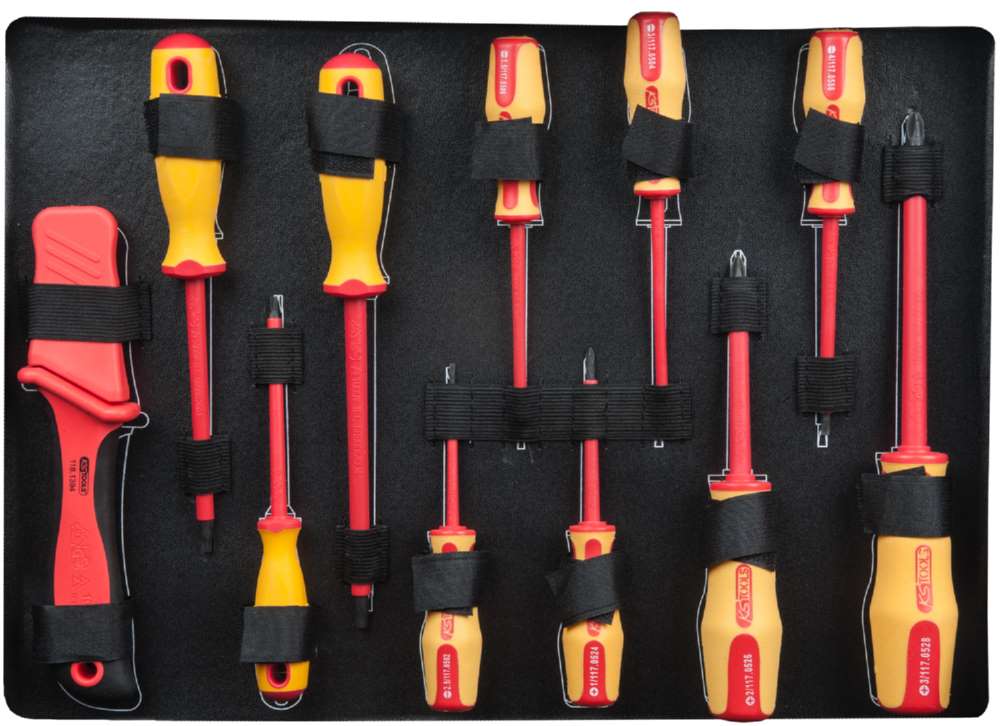Produktbild KS Tools Isolierter Werkzeug Satz für Hybrid und Elektrofahrzeuge 43 Teile bild 13