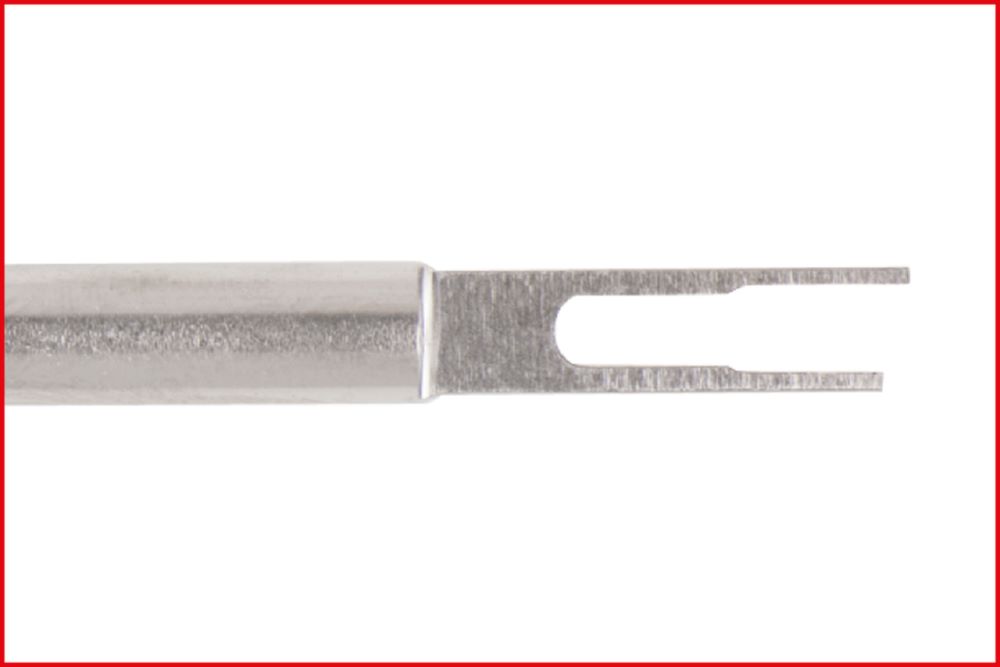 Produktbild KS Tools Kabel Entriegelungswerkzeug für Flachsteckhülsen 2,8 mm 138 mm bild 2