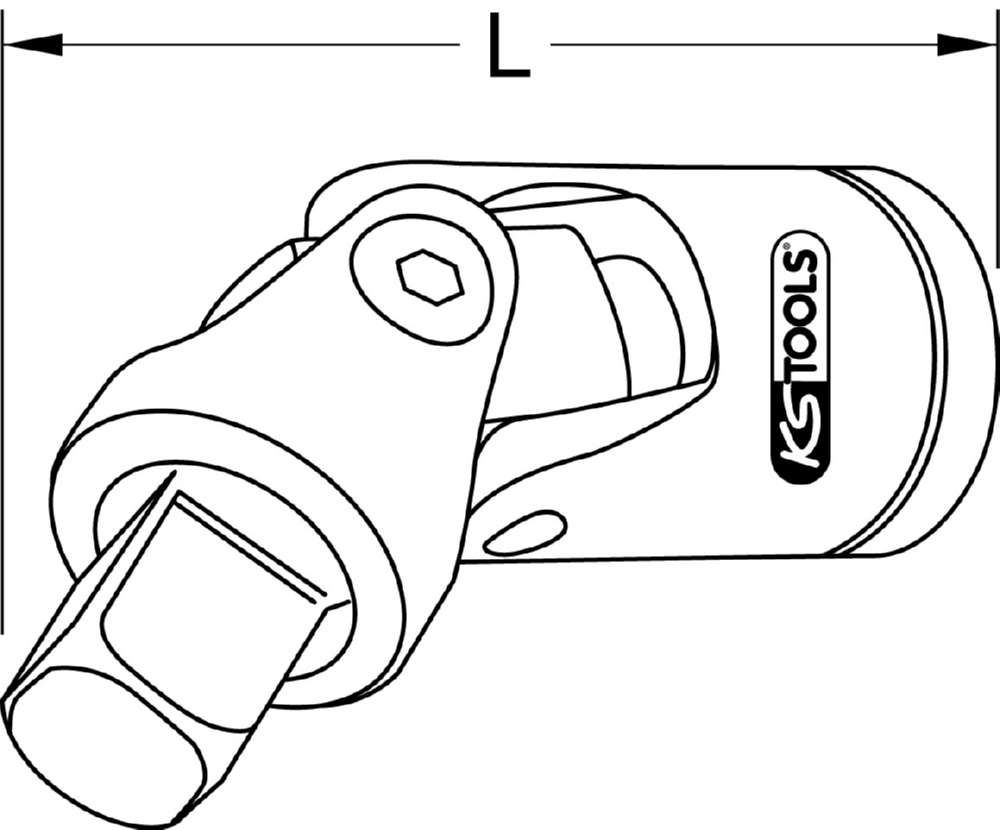 Produktbild KS Tools 1/4 Zoll Kardangelenk Gesamtlänge 38 mm bild 11