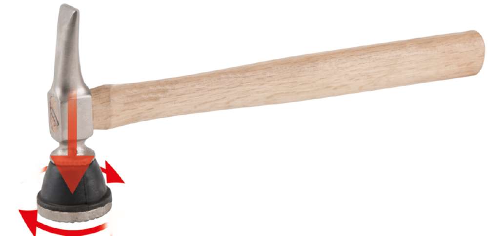 Produktbild KS Tools Karosserie Riffelhammer grob rund und spitz bild 3