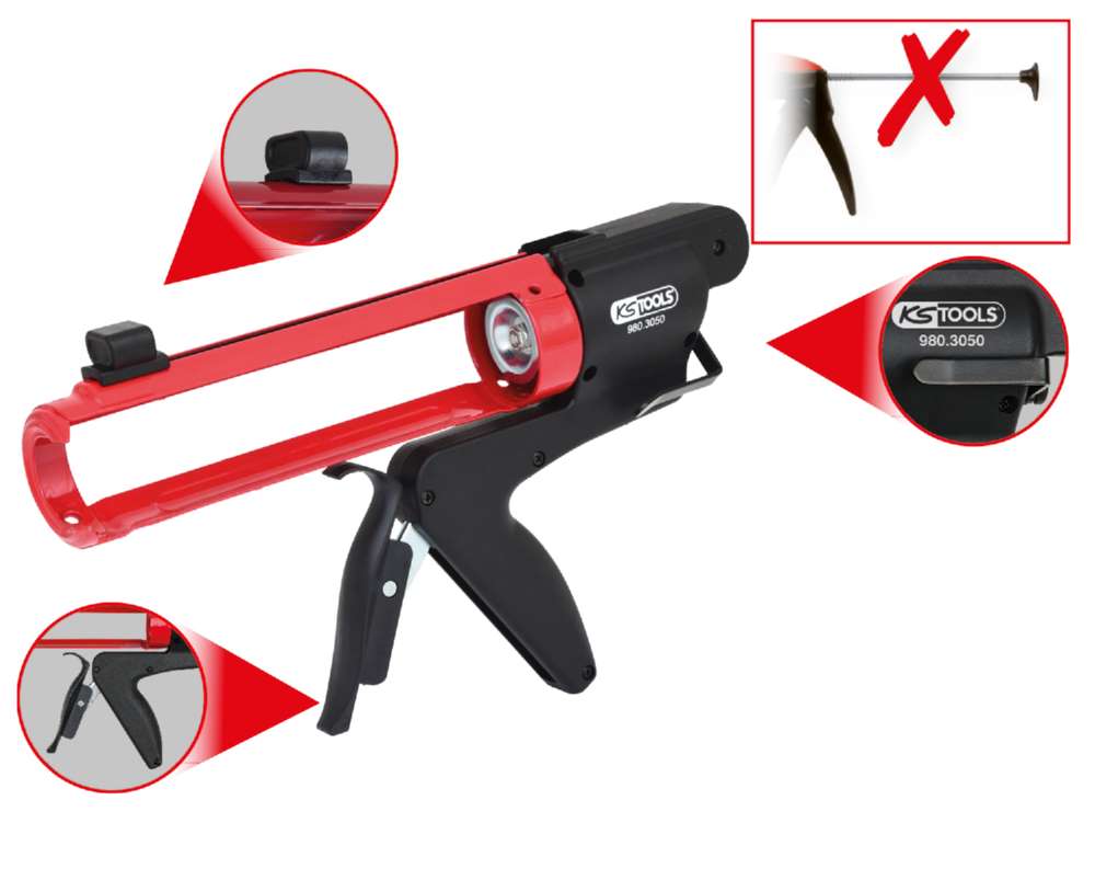 Produktbild KS Tools Kartuschenpistole ohne herausstehende Schubstange 310 ml bild 7