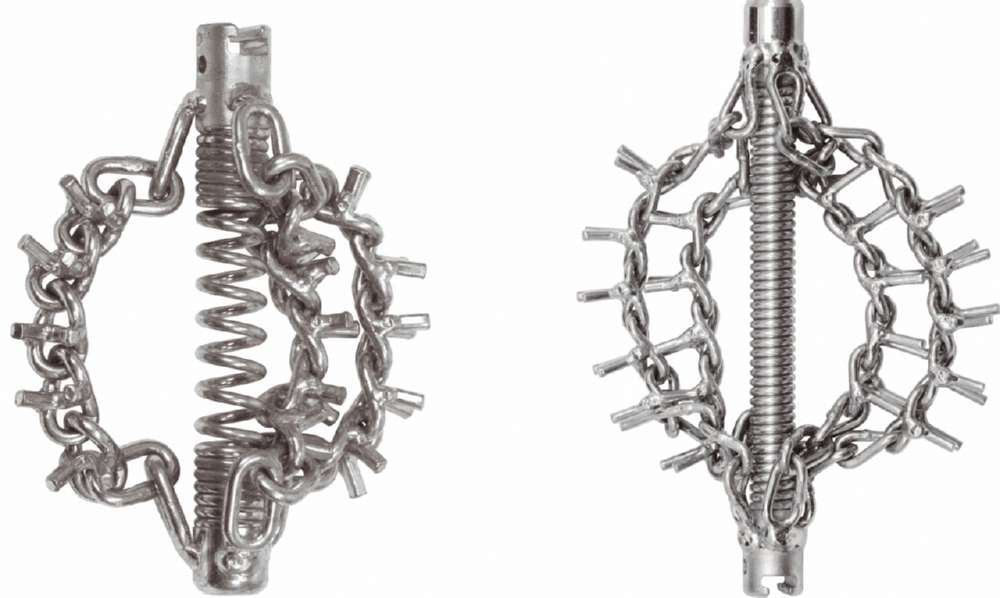 Produktbild KS Tools Kettenschleuderkopf mit Spike Kette 2 Ketten Durchmesser 45mm