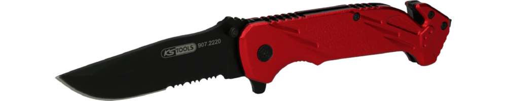 Produktbild KS Tools Klappmesser mit Arretierung und Gurtschneider