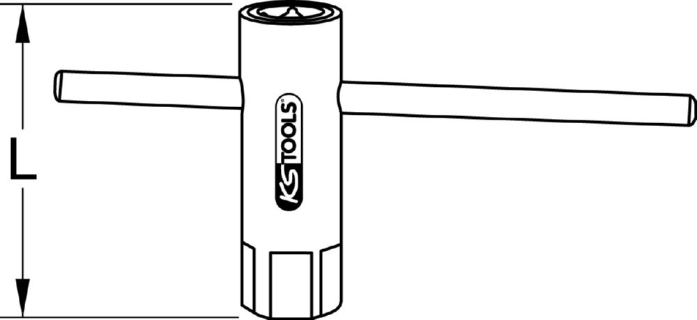 Produktbild KS Tools Knebel für Verlängerung Gesamtlänge 200 mm bild 2