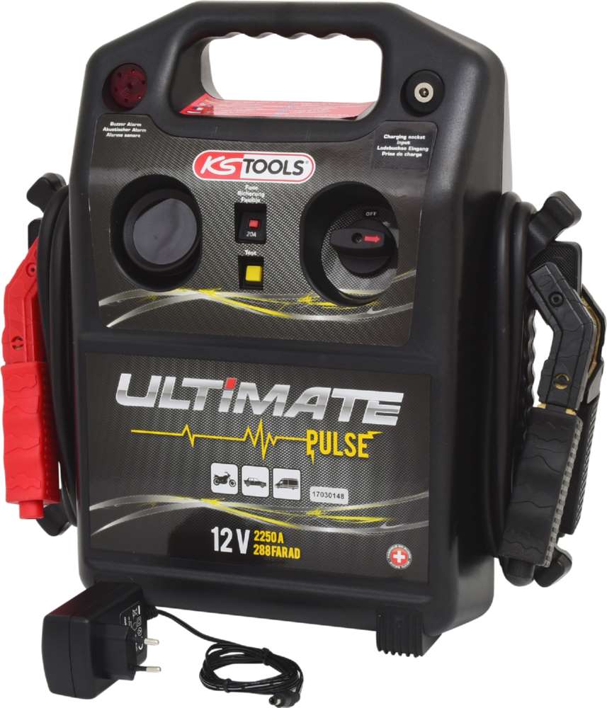 Produktbild KS Tools Starthilfegerät mobil 720A Kondensator Booster 12 Volt
