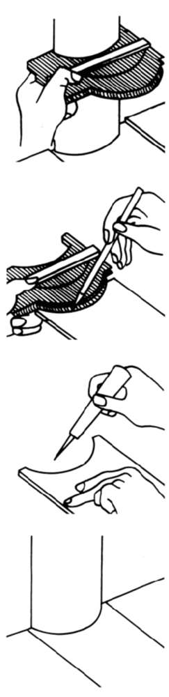 Produktbild KS Tools Konturen Lehre Kunststoff 280mm lang bild 2