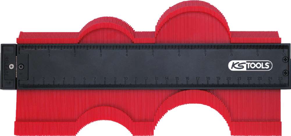 Produktbild KS Tools Konturen Lehre Kunststoff 280mm lang bild 3