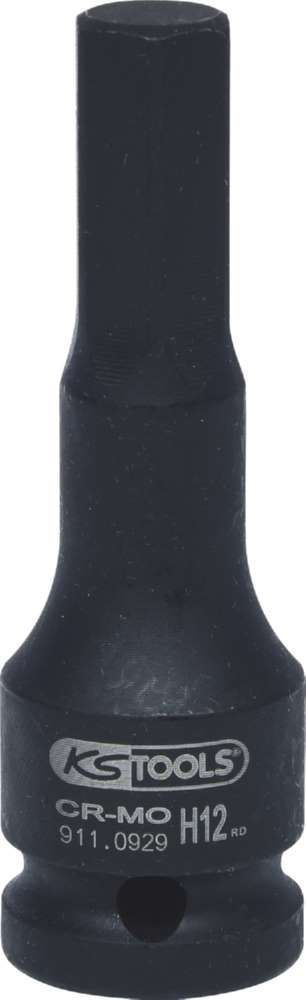 Produktbild KS Tools 1/2 Zoll Kraft-Bit-Stecknuss Innensechskant 12 mm bild 5