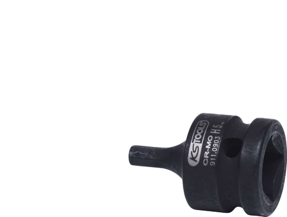 Produktbild KS Tools 1/2 Zoll Kraft-Bit-Stecknuss Innensechskant kurz 5 mm bild 3