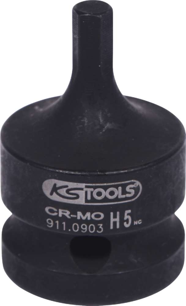 Produktbild KS Tools 1/2 Zoll Kraft-Bit-Stecknuss Innensechskant kurz 5 mm bild 6