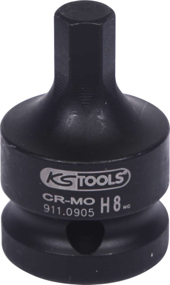Produktbild KS Tools 1/2 Zoll Kraft-Bit-Stecknuss Innensechskant kurz 8 mm bild 6