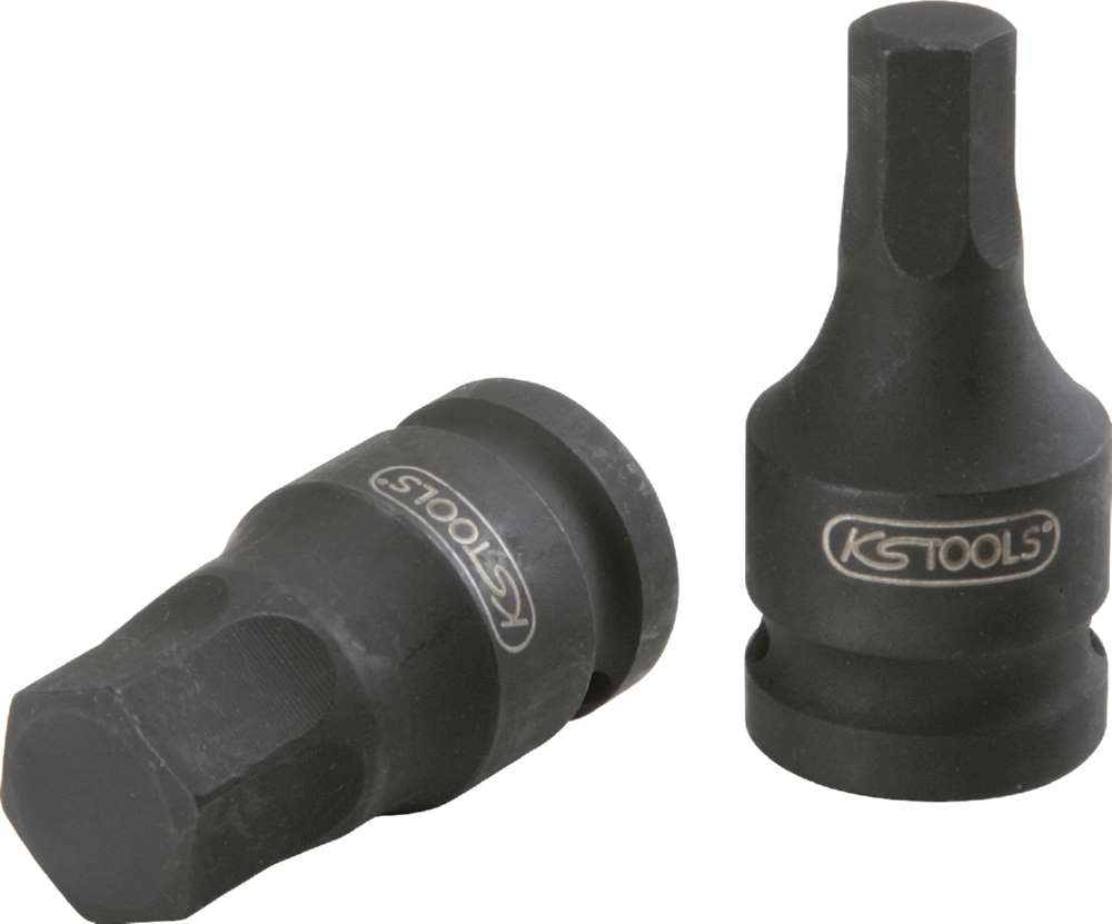 Produktbild KS Tools 3/8 Zoll Kraft-Bit-Stecknuss für Innensechskant-Schrauben kurz 5 mm