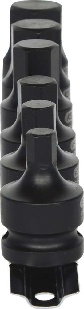 Produktbild KS Tools 1/2 Zoll Kraft-Bit-Stecknuss-Satz kurz 6 Teile bild 4