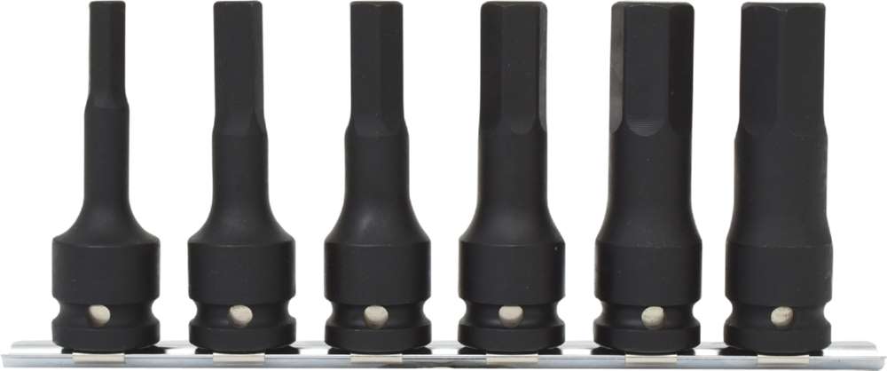 Produktbild KS Tools 1/2 Zoll Kraft-Bit-Stecknuss-Satz lang 6 Teile bild 3