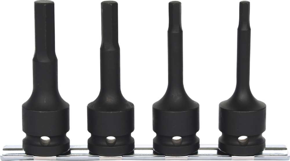 Produktbild KS Tools 1/2 Zoll Kraft-Bit-Stecknuss-Satz lang 4 Teile bild 3