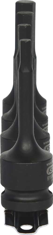 Produktbild KS Tools 1/2 Zoll Kraft-Bit-Stecknuss-Satz lang 4 Teile bild 4