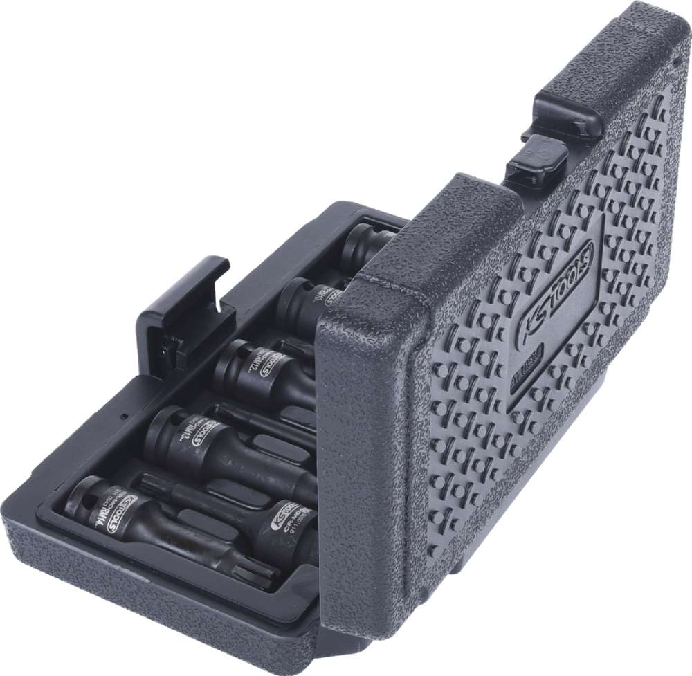 Produktbild KS Tools 1/2 Zoll Kraft-Bit-Stecknuss-Satz für RIBE-Schrauben 9 Teile bild 2