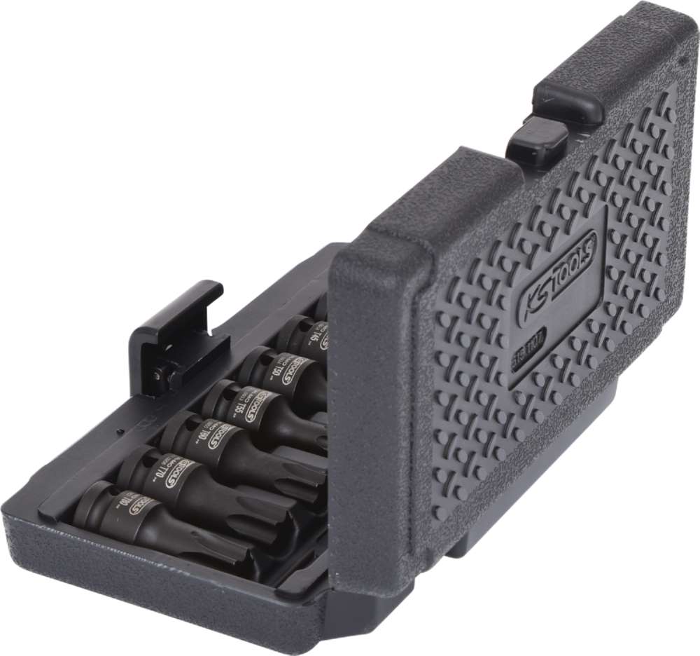 Produktbild KS Tools 1/2 Zoll Kraft-Bit-Stecknuss-Satz Torx 8 Teile T30 - T80 kurz bild 2