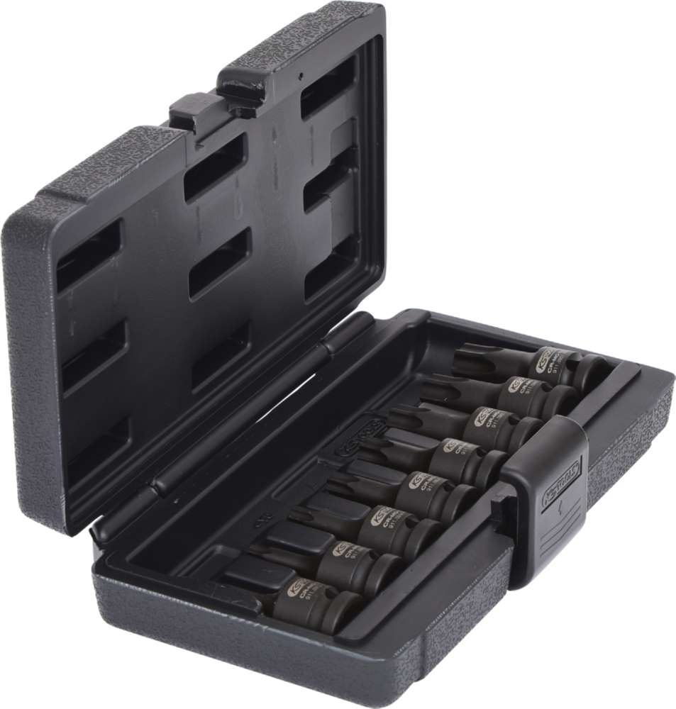 Produktbild KS Tools 1/2 Zoll Kraft-Bit-Stecknuss-Satz Torx 8 Teile T30 - T80 kurz bild 4