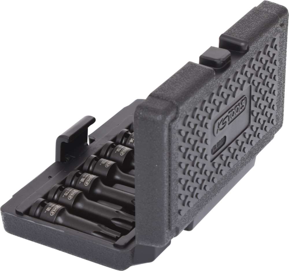 Produktbild KS Tools 1/2 Zoll Kraft-Bit-Stecknuss-Satz Torx 8 Teile T30 - T80 lang bild 2