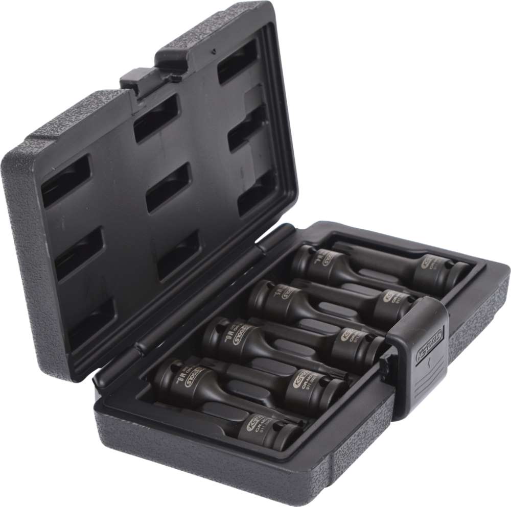 Produktbild KS Tools 1/2 Zoll Kraft-Bit-Stecknuss-Satz Vielzahn 9 Teile bild 4