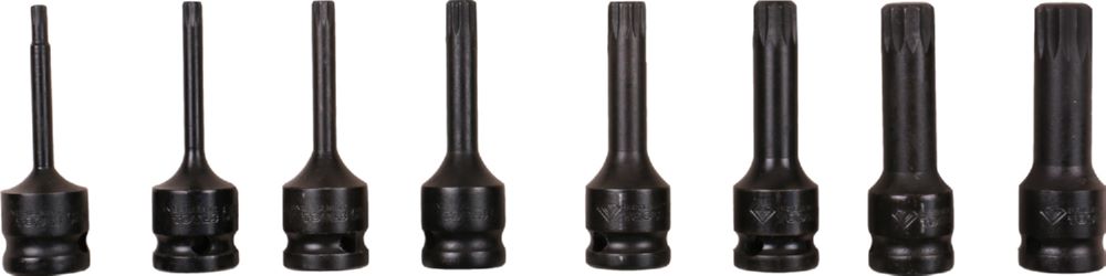 Produktbild Brilliant Tools Kraft Bit Stecknuss Satz 1/2 Zoll 8 Teile XZN M5 bis M18 bild 3