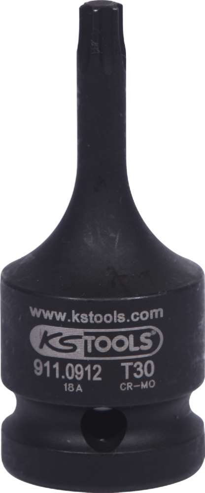 Produktbild KS Tools 1/2 Zoll Kraft-Bit-Stecknuss Torx kurz T30 bild 6