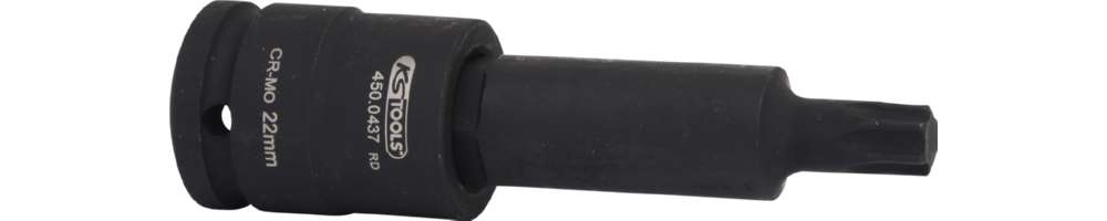 Produktbild KS Tools 3/4 Zoll Kraft-Bit-Stecknuss Torx lang T60 Gesamtlänge 140 mm bild 5