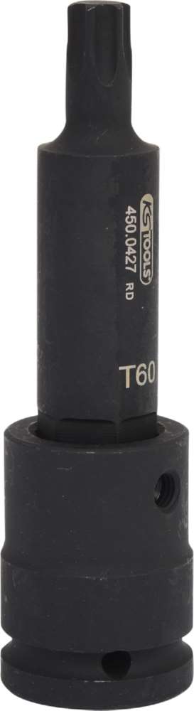 Produktbild KS Tools 3/4 Zoll Kraft-Bit-Stecknuss Torx lang T60 Gesamtlänge 140 mm bild 8