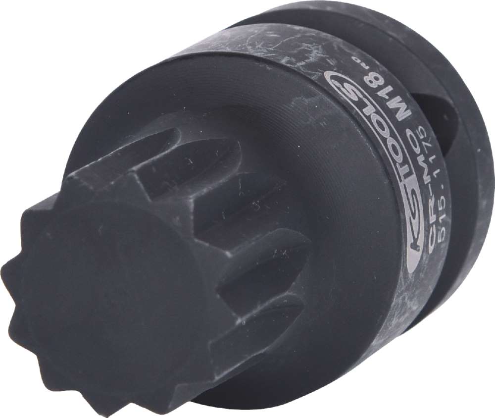 Produktbild KS Tools 1/2 Zoll Kraft Bit Stecknuss XZN kurz M18 bild 2