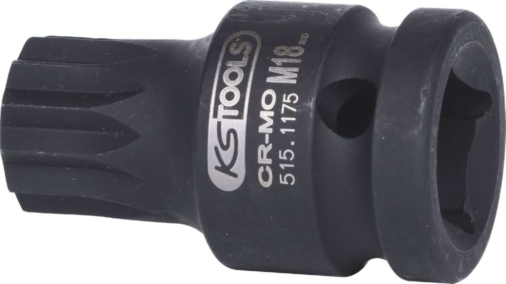 Produktbild KS Tools 1/2 Zoll Kraft Bit Stecknuss XZN kurz M18