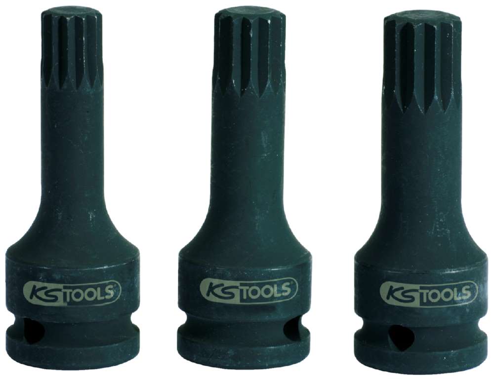 Produktbild KS Tools 1/2 Zoll Kraft Bit Stecknuss XZN lang M14