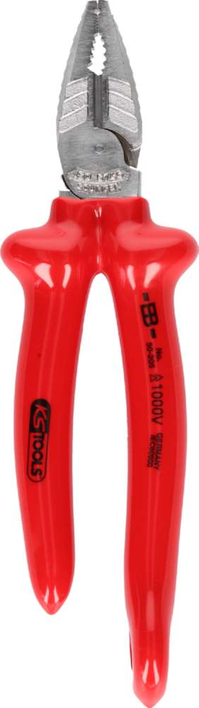 Produktbild KS Tools 1000V Kraft-Kombinationszange mit Sicherungsöse für Sicherheitsleine 205 mm