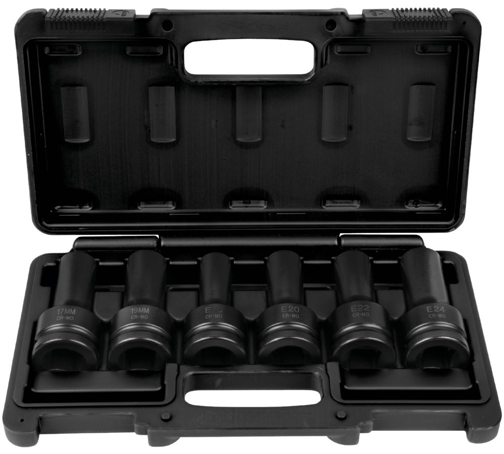 Produktbild KS Tools 3/4 Zoll Kraft-Stecknuss Satz 6 teilig