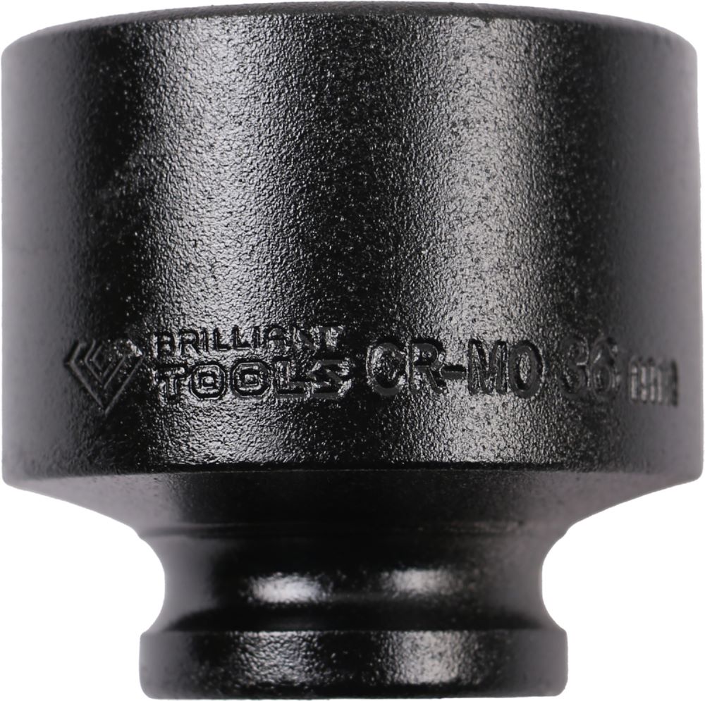 Produktbild Brilliant Tools Kraftstecknuss 1/2 Zoll Zwölfkant 36 mm kurz