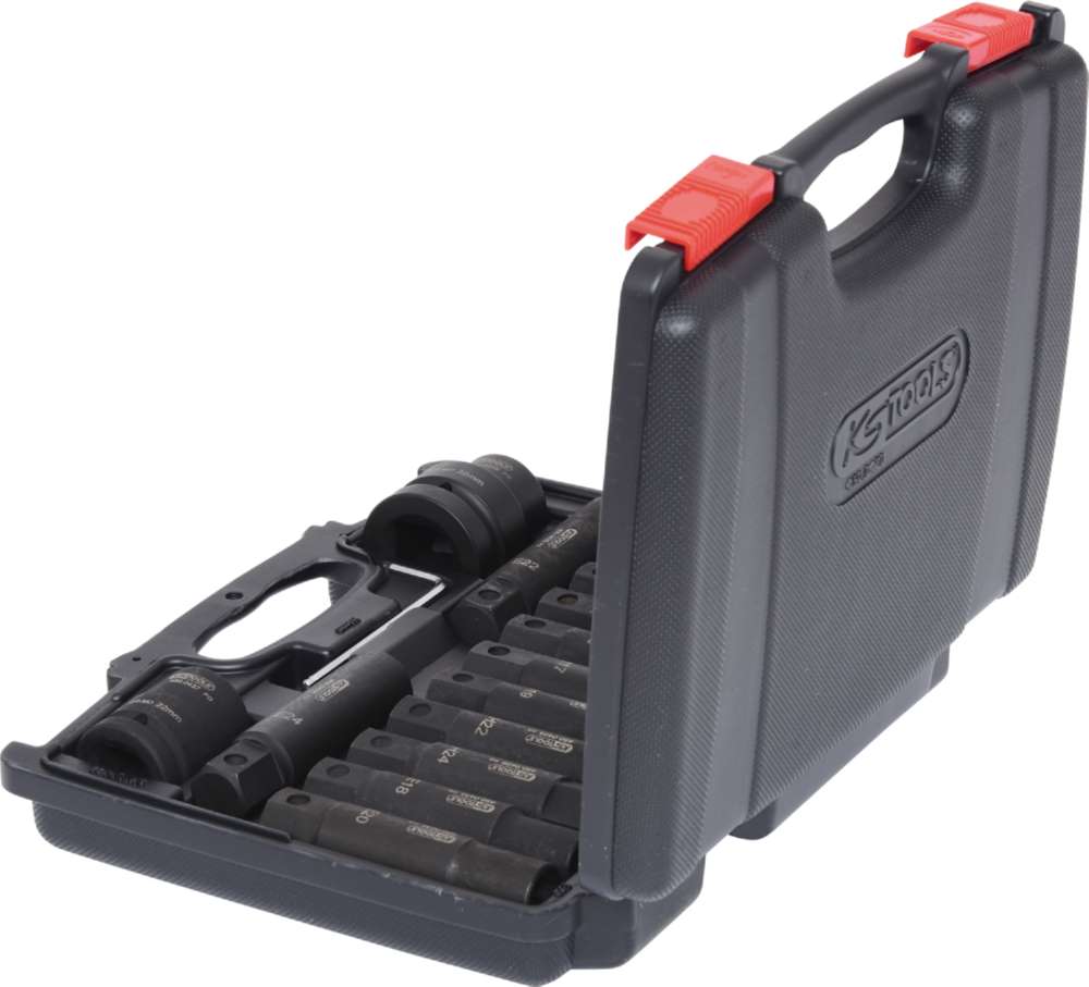 Produktbild KS Tools 3/4 Zoll 1 Zoll Kraft-Wechsel-Stecknuss und Bitstecknuss Satz 16 Teile bild 2