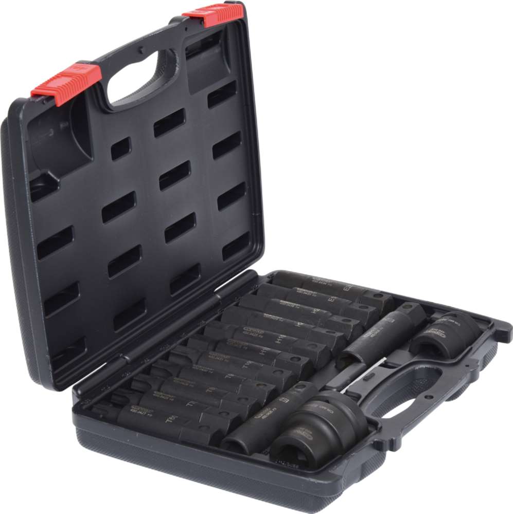 Produktbild KS Tools 3/4 Zoll 1 Zoll Kraft-Wechsel-Stecknuss und Bitstecknuss Satz 16 Teile bild 4