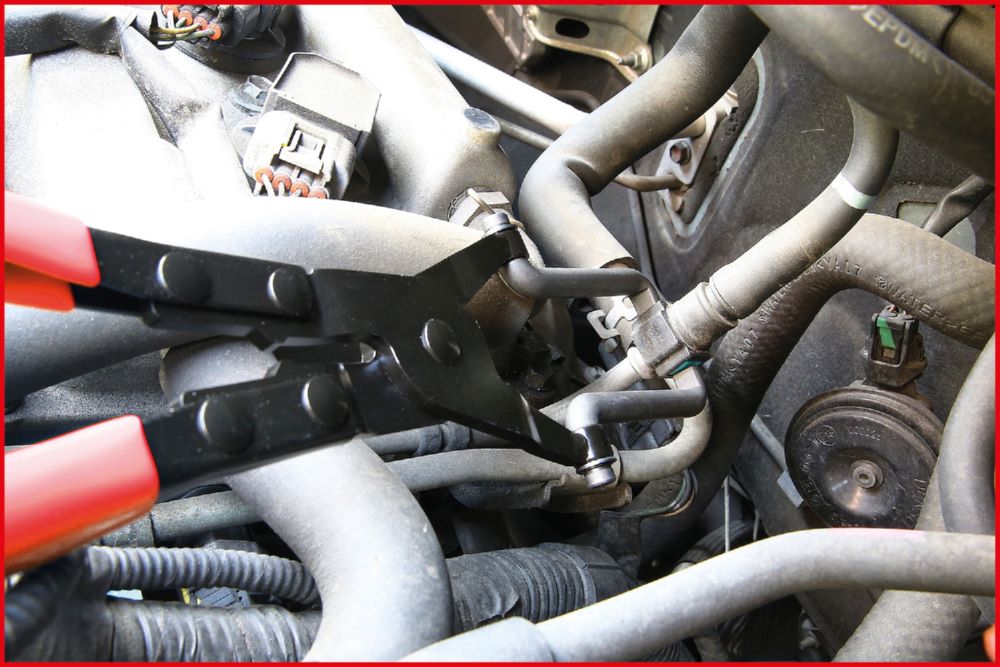 Produktbild KS Tools Zange Kraftstoffleitung für Schnellkupplungen mit Gelenk bild 6