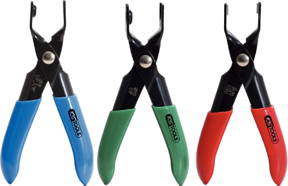 Produktbild KS Tools Kraftstoffleitungs Zangen Satz für Steckkupplungen 3 Teile bild 1