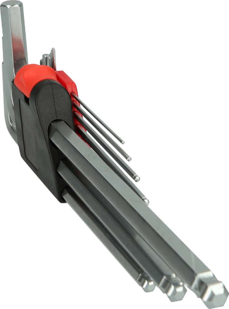 Produktbild KS Tools Winkelstiftschlüsselsatz Kugelkopf Innensechskant XL 10 Teile Zoll bild 5