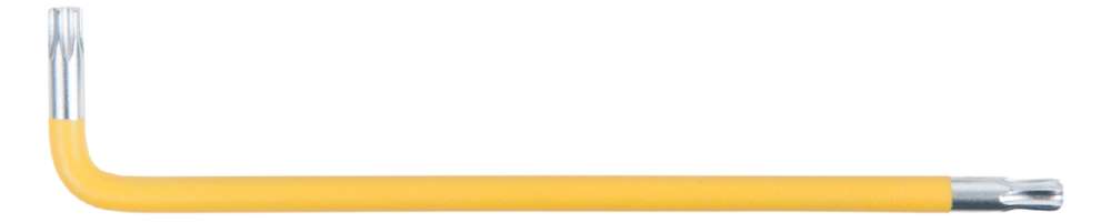 Produktbild KS Tools Winkelstiftschlüssel Torx Kugelkopf XL T 27 gelb